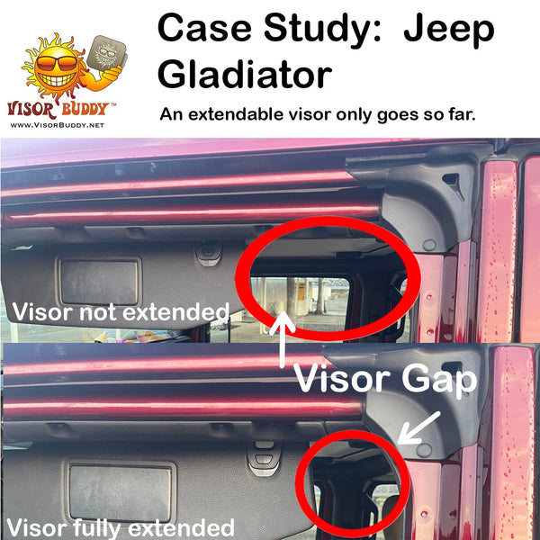 Jeep shown to have visor gaps