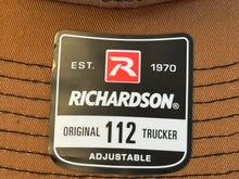 Load image into Gallery viewer, Richardson 112 hat with genuine leather sewn-on patch. A high quality hat.
