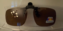 Load image into Gallery viewer, 19.5 Visor Buddy Clippy(SMALL)! Polarized Clip-on Sunglasses (Advanced Clip)
