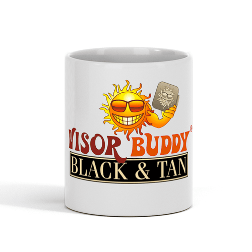 Standard size glossy ceramic mug Visor Buddy