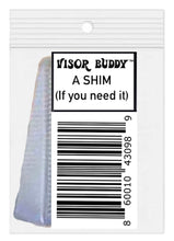 Load image into Gallery viewer, Visor Buddy SHIM for skinny visors (to tighten the grip) Visor Buddy
